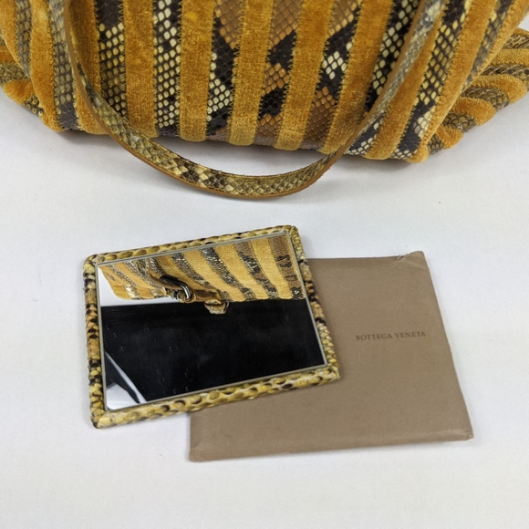 BOTTEGA VENETA Python Tote Velvet Stripes - Picture 10 of 16